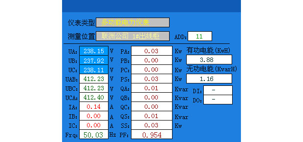 智能網(wǎng)絡(luò)電力儀表和電腦通訊