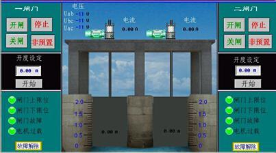 電腦控制水壩閘門開關(guān)圖 電腦控制水壩閘門開關(guān)圖