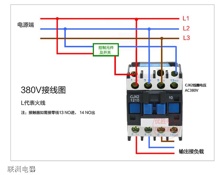 交流接觸器接線圖 5